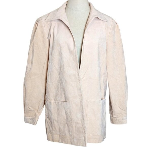 Vintage  Western Suede Blazer Roth Le Cover Ultra Fabric Jacket Boho - Picture 3 of 11